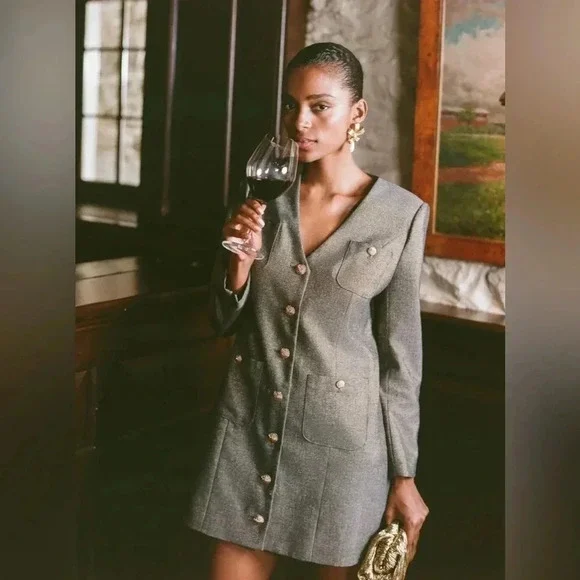 Tuckernuck Pomander Place Coventry Metallic Keira Dress size Medium - Picture 10 of 12